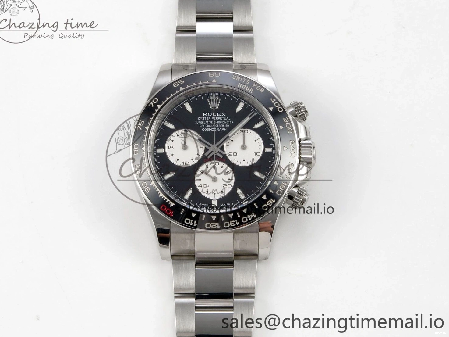 Dial 1:1 Daytona Bracelet Custom on Edition SS PPM4132 904L Le 126529 Modded Best  White Mans CLEAN Custom 0119